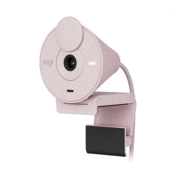 Logitech Brio 300 Full HD webkamera mikrofonnal rózsaszín (960-001448)