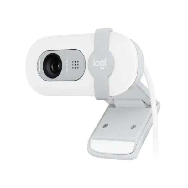 Logitech Brio 100 Full HD webkamera, automatikus fényegyensúly, mikrofon, LED,
USB-A, Törtfehér