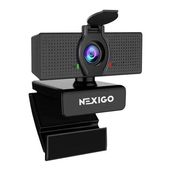 Nexigo C60/N60 webkamera, 1080p, digitális zoom, zajcsökkentő mikrofon, Plug
and Play, 110°-os nézet, fekete
