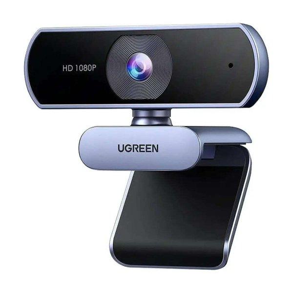 Webkamera mikrofonnal, Ugreen, USB, 8,1x4,8x4,7 cm, ezüst