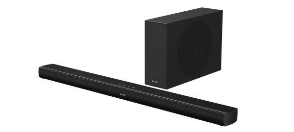 Aiwa HE-1200SW Luxus audio 2.1 soundbar, hangprojektor vezetéknélküli
mélynyomóval