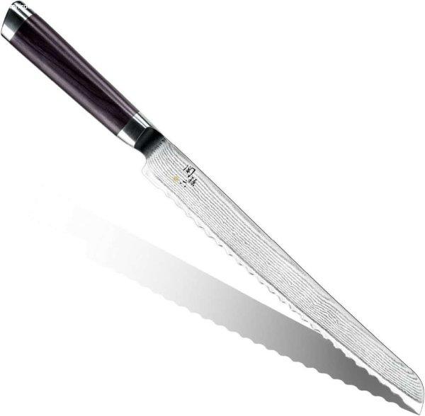 Kai Seki Magoroku damaszk japán kenyérvágó kés 24 cm