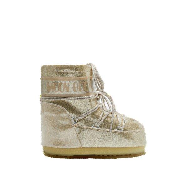 MOON BOOT-Icon Low Glitter gold