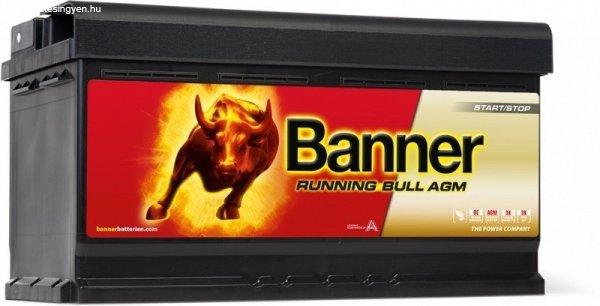 Banner Running Bull AGM Akkumulátor - 92Ah - J+