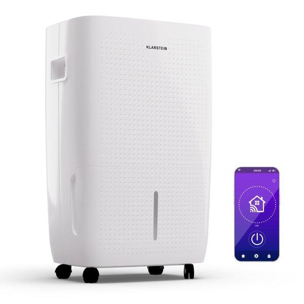 Klarstein DryFy Pro Connect Smart, Párátlanító, WiFi, Kompresszor, 60l/24 h,
45-65 m²
