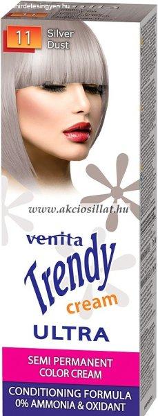 Venita Trendy Ultra Cream 11 Silver Dust hajszínező krém 75ml + 2x15ml