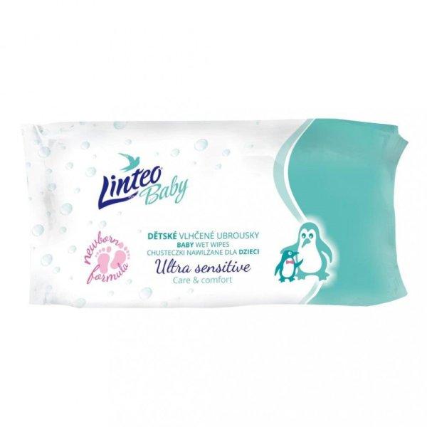 LINTEO Baby Ultra Sensitive 64 db nedves törlőkendő