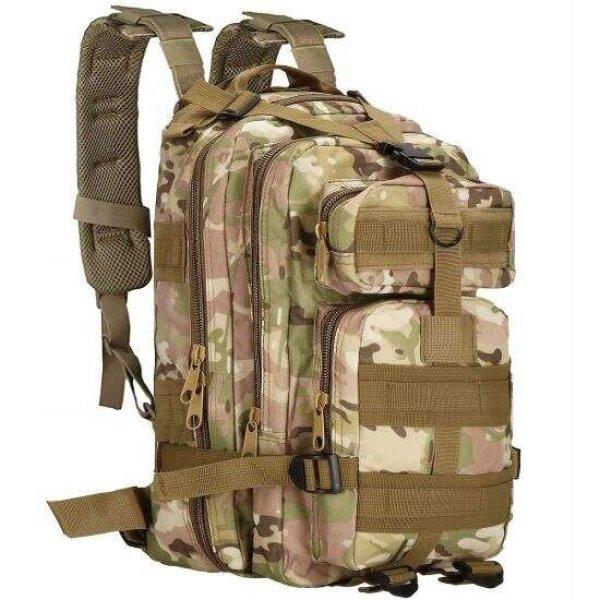 Springos taktikai táska/hátizsák, 4 rekeszes, Survival modell, terepszínű,
zöld, 23x24x42 cm