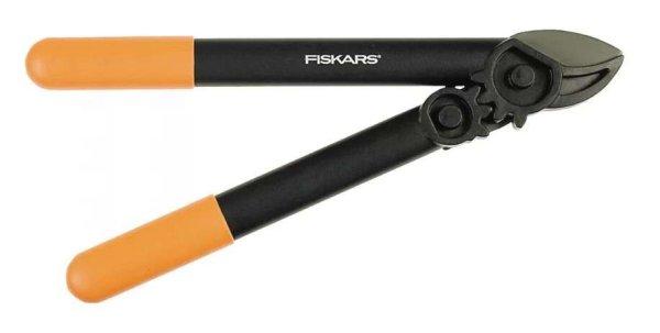 Fiskars PowerGear műanyag fogaskerekes ágvágó, rávágó pengével (S) L31