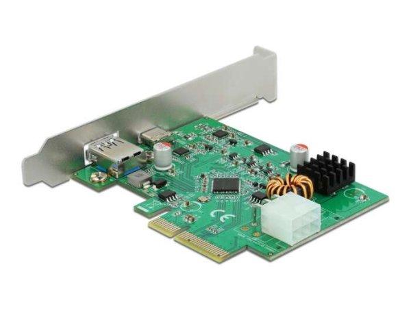 DeLOCK 89001 USB 3.2 Gen 2 Type-C / Type-A PCIe portbővítő