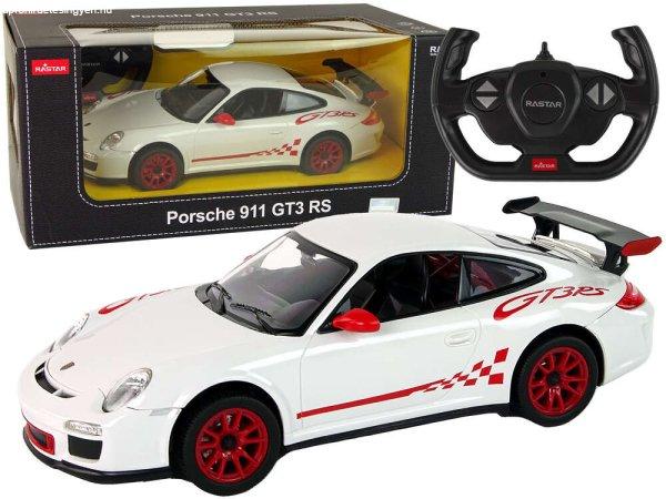 Autó R/C Porsche 911 GT3 RS 1:14 Rastar fehér 15261