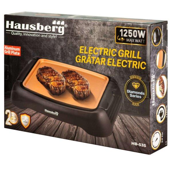 Elektromos grill HB-535, HAUSBERG