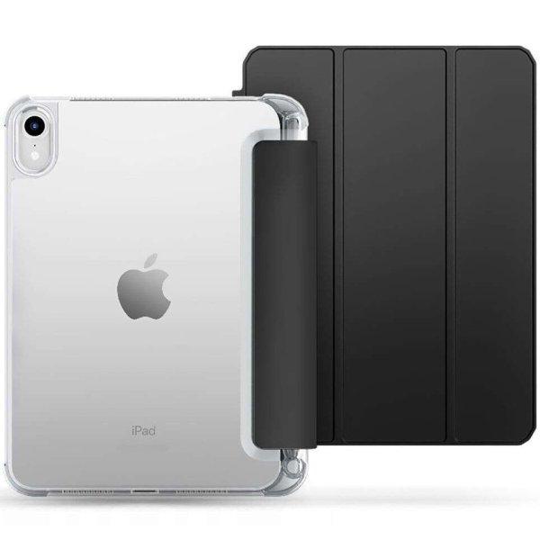 Apple iPad 10.9 (2022), mappa tok, közepesen ütésálló, érintőceruza
tartóval, átlátszó hátlap, Smart Case, TP SC Pen Hybrid, fekete
(9490713927700)