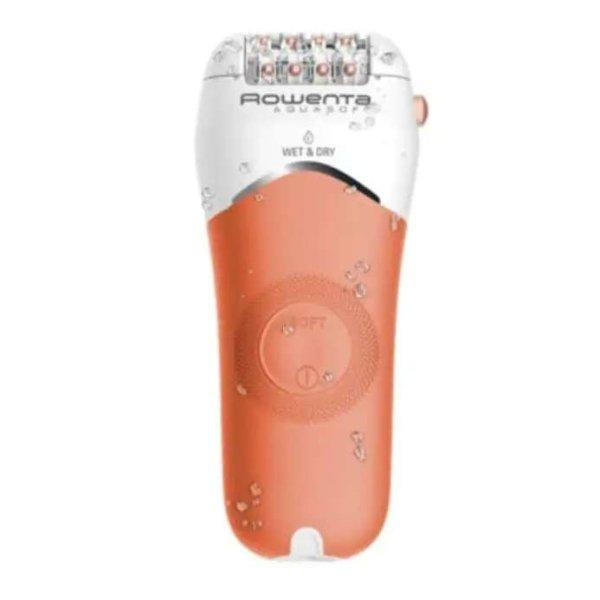 Rowenta AquaSoft EP4920F0 Epilátor, 4.5W, 40 perces akkumulátor-élettartam,
Wet & Dry, 4 tartozék, Skin Respect technológia, Korall