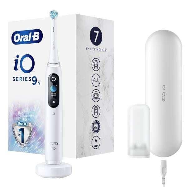 Braun Oral-B iO9N elektromos fogkefe White Alabaster (4210201408383)