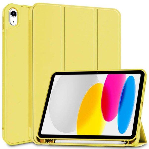 Apple iPad 10.9 (2022), mappa tok, Apple Pencil tartóval, Smart Case, sárga
(9490713930861)