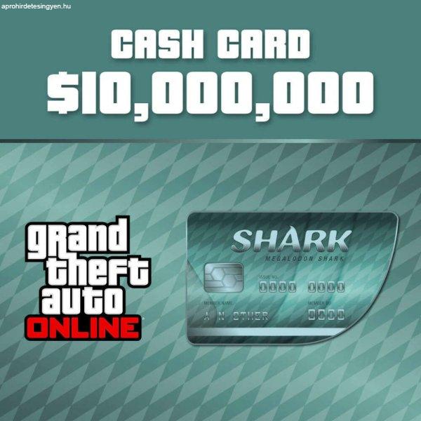 Grand Theft Auto Online - Megalodon Shark Cash Card ($10,000,000) (EU)