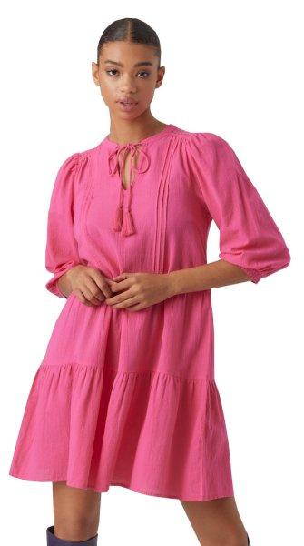 Vero Moda Női ruha VMPRETTY Regular Fit 10279712 Pink Yarrow XS