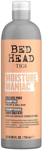 Tigi Sampon száraz és fénytelen hajra Bed Head Moisture Maniac
(Sulfate Free Shampoo) 750 ml