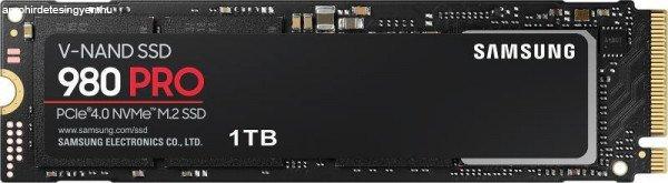 SAMSUNG SSD 980PRO, 1TB ; PCIe 4.0, NVMe M.2