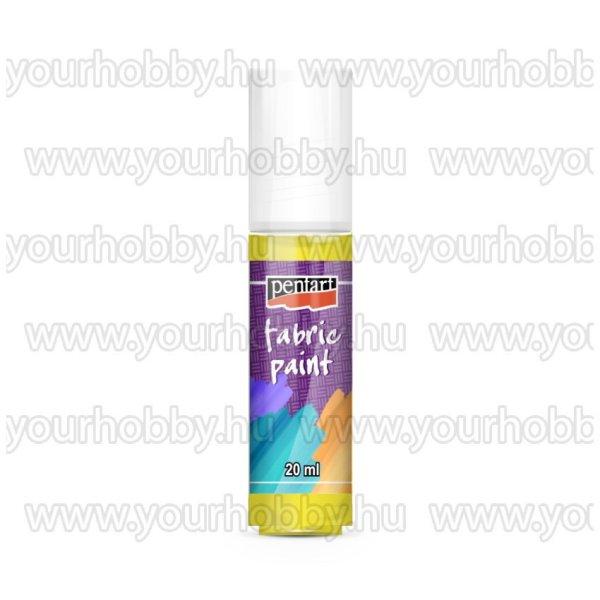 Pentart Textilfesték 20 ml - Sárga