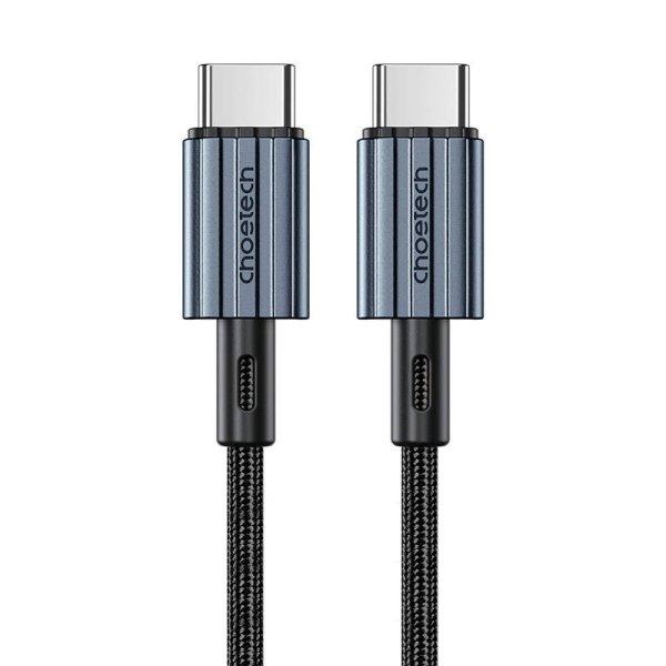 Choetech XCC-1014 USB-C-USB-C kábel, 60 W PD, 1,2 m (fekete)