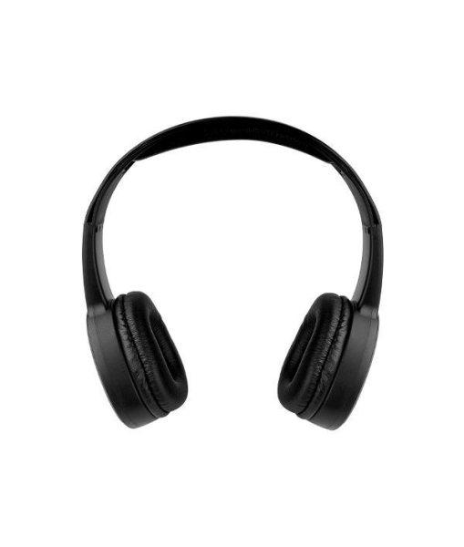 Astrum HT210 sztereó fekete bluetooth 5.0 fejhallgató beépített mikrofonnal,
bőr fülpárnákkal