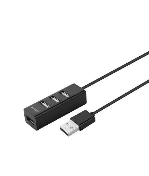 Astrum USB2.0 4 port HUB fekete UH050