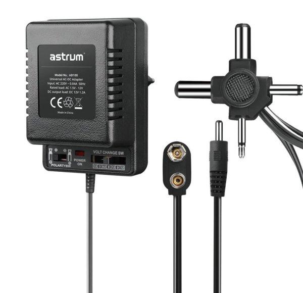 Astrum AD100 uiverzális töltő, átalakító adapter (AC-DC) állítható
feszültséggel