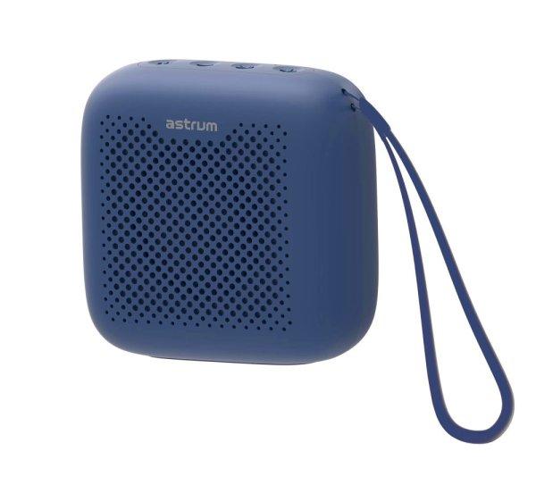 Astrum ST020 kék hordozható bluetooth hangszóró, mikrofon, vízálló IPX5,
5W