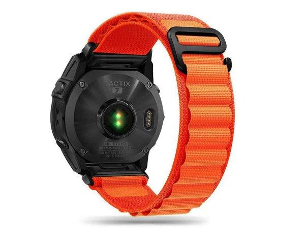 Garmin Fenix 3 / 5X / 3HR / 5X Plus / 6X / 6X Pro / 7X nylon óraszíj -
Tech-Protect Nylon Pro - narancs