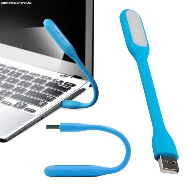 Rugalmas szilikon USB lámpa, kék