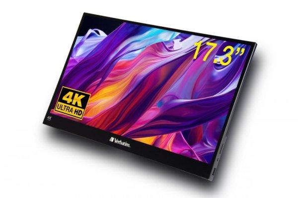 Verbatim PMT-17-4K 17,3" Portable Touchscreen Monitor
