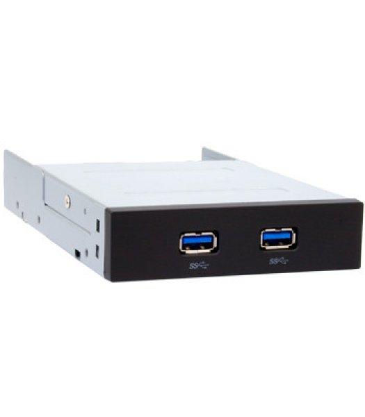 Chieftec 3,5" USB 3.0 Frontpanel Black