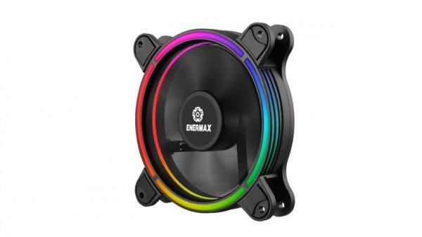 Enermax Intros T.B. RGB Fans with Exclusive 4-ring RGB Visual Effects (1 pack)