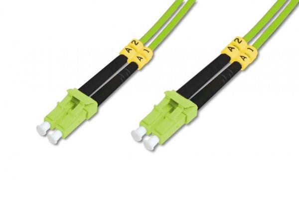 Digitus DK-2533-10-5 száloptikás kábel 10 M LC I-VH OM5 Green