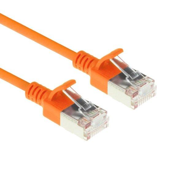 ACT CAT6A U-FTP Patch Cable 2m Orange