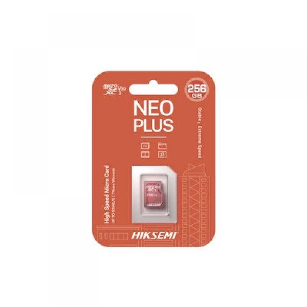 HikSEMI 256GB microSDXC Neo Plus Class 10 adapter nélkül