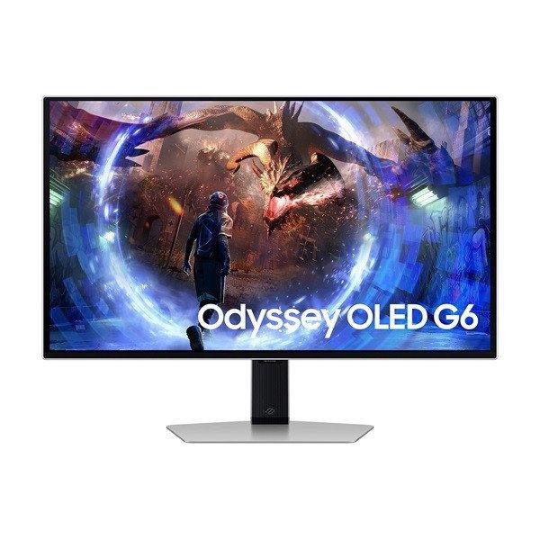 SAMSUNG Gaming 360Hz OLED monitor 27", 2560x1440, 16:9, 250cd/m2, 0.03ms,
HDMI/DisplayPort/USB,Pivot - LS27DG600SUXEN