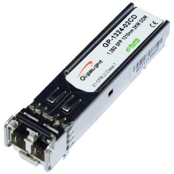 GIGALIGHT Modul SFP, 1.25G, 1310nm, 2km távolság (MM), 0~70 hőm. tart., DDM
funkció