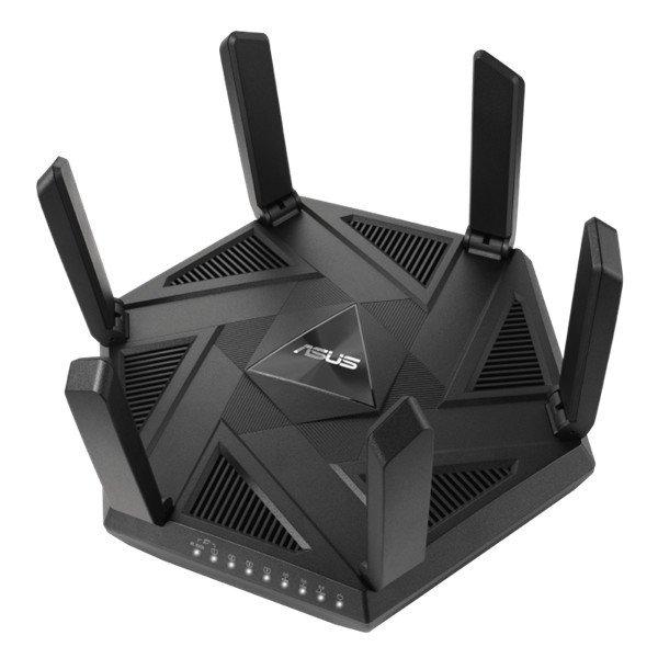 ASUS Wireless Router Tri Band AX7800 1xWAN/LAN(2.5Mbps) + 1xWAN/LAN(1000Mbps) +
3xLAN(1000Mbps) + 1xUSB, RT-AXE7800