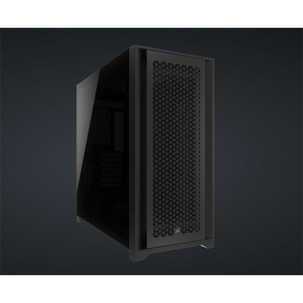 CORSAIR Ház 5000D CORE AIRFLOW, Tápegység nélkül, Edzett Üveg, fekete