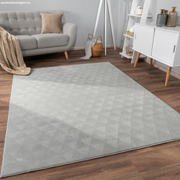 Skandináv stílusú modern szőnyeg nappaliba geometria mintás - szürke
80x150 cm