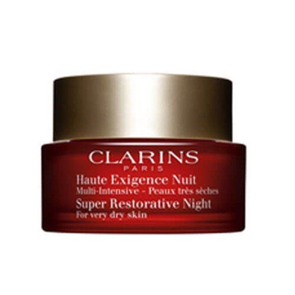 Clarins Super Restorative Night bőrfeszesítő éjszakai
krém száraz bőrre 50 ml