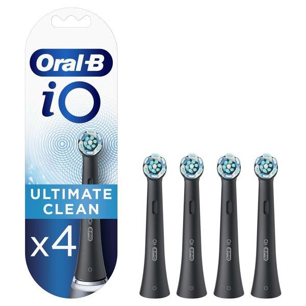 Oral B Csere kefefejek iO Ultimate Clean Black 4 db