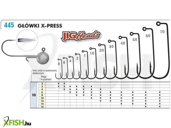 Kamatsu Jig Head X-Press Jig Fej 3.0-ás 10.0g 3db/csomag