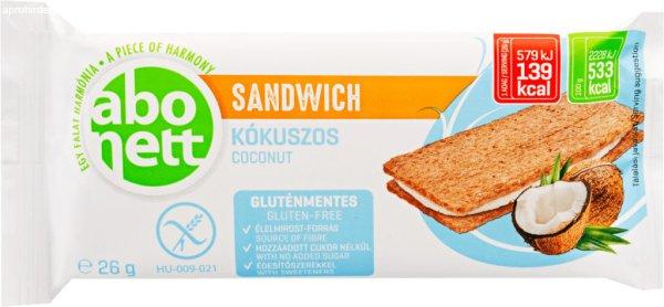 Abonett sandwich kókuszos gluténmentes 26 g