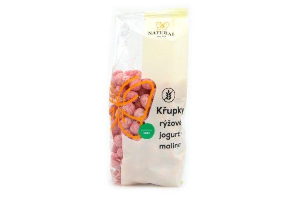 NATURAL RIZSGOLYÓK JOGHURT/MÁLNA 140G