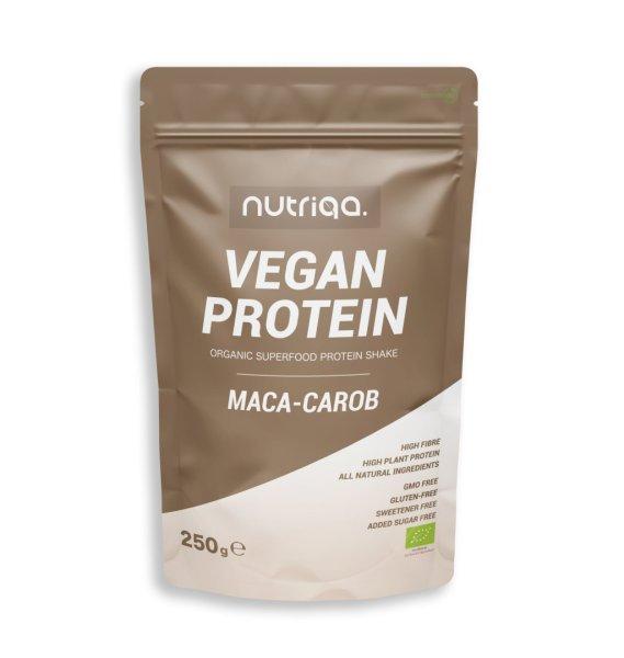 NUTRIQA VEGÁN PROTEIN MACA-CAROB 250G