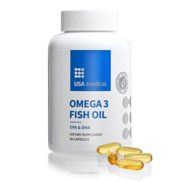 Usa Medical omega 3 fish oil kapszula 60 db